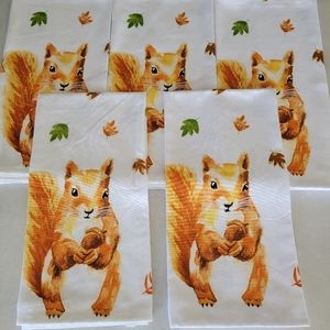 5-Sandy the Squirrel Dish Towels